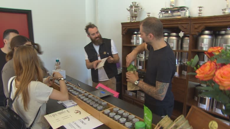 Tea blowing competitions open Amsterdam Tea Room in Winnipeg