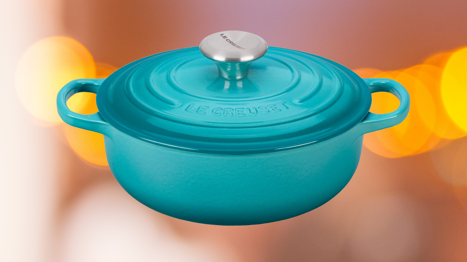 Cooking with this Le Creuset will make your guests say le yum. (Photo: Amazon)