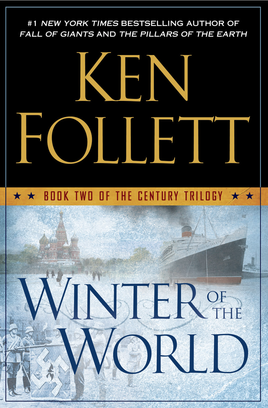 This book cover image released by Dutton shows "Winter of the World," by Ken Follett. The book, the second of his "Century" trilogy on war, will be released on Sept. 18. (AP Photo/Dutton)