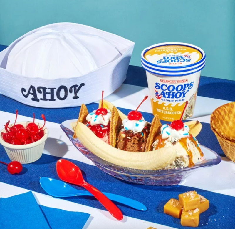 Stranger Things Scoops Ahoy Ice Cream x Walmart