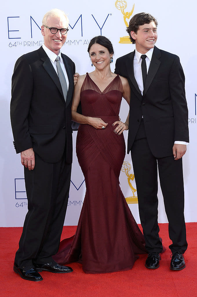 henry is on the red carpet with his famous mom and dad