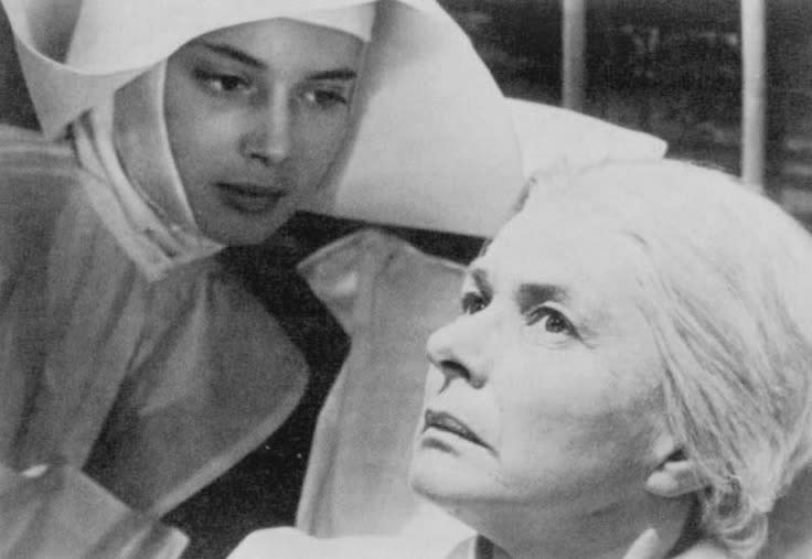 Ingrid Bergman and Isabella Rossellini