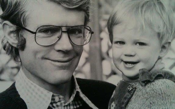 Jack Dyson and his father John - Credit: Jack Dyson