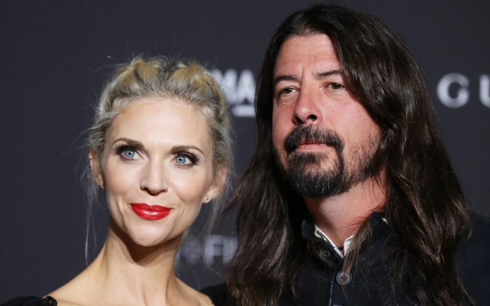 Grohl with his wife Jordyn Blum: He wants to continue together, but – will she do that too?