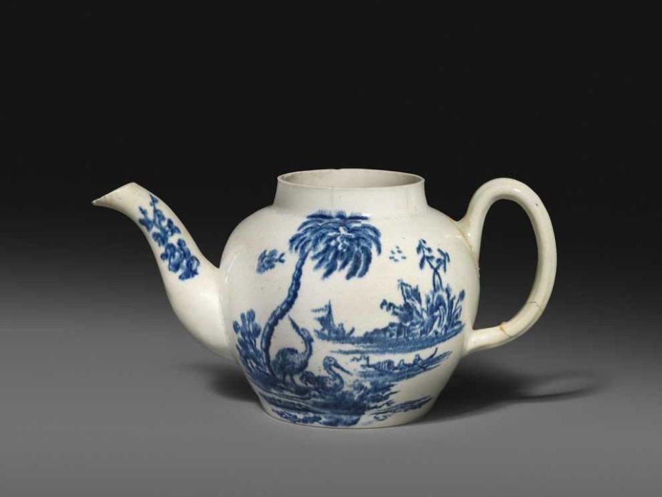 The collector bought the teapot at an auction in 2016: Woolley and Wallis