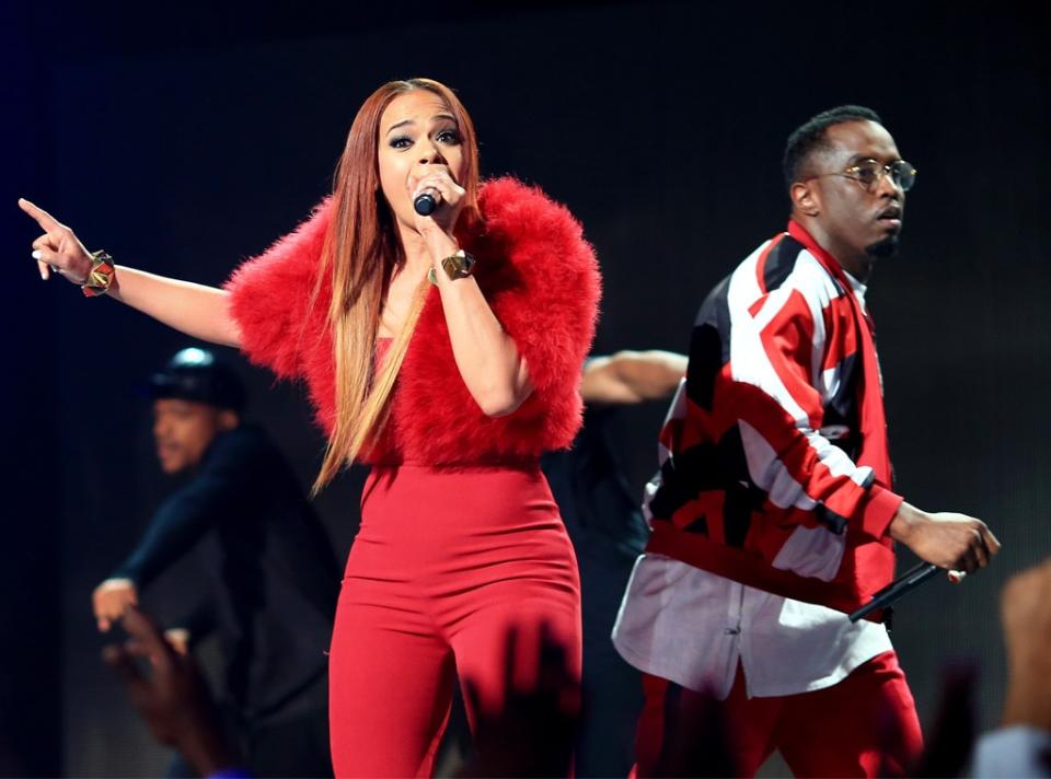 Faith Evans, Sean "Diddy" Combs, 2015 BET Awards