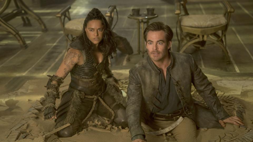 Michelle Rodriguez, Chris Pine, Dungeons & Dragons – Honor Among Thieves