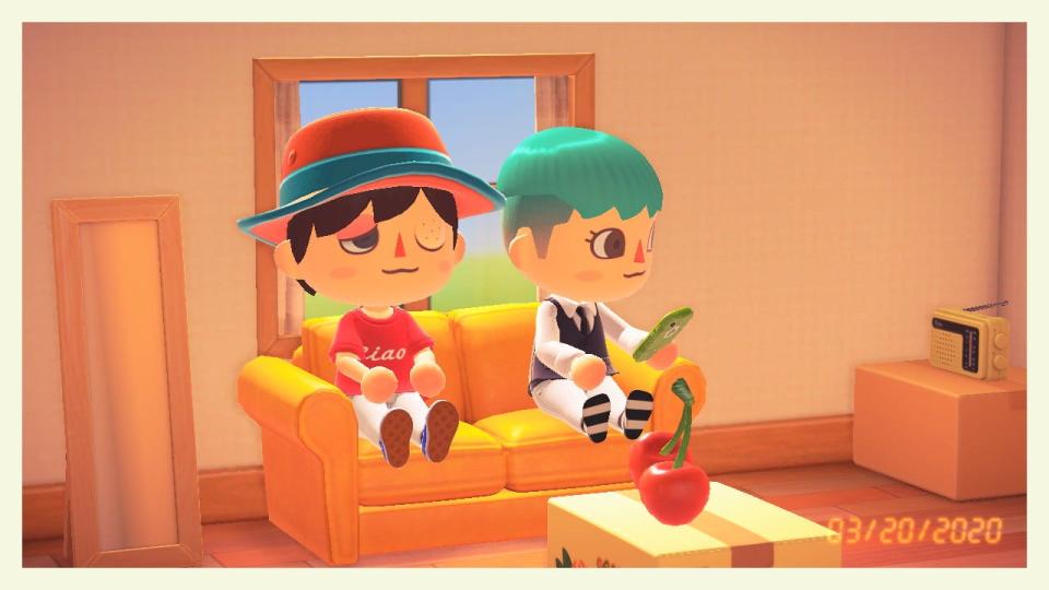 A screenshot from "Animal Crossing: New Horizon" on the Nintendo Switch.