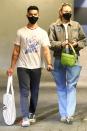 <p>Joe Jonas and Sophie Turner stop by Kith Los Angeles for a quick shop on Wednesday in L.A. </p>
