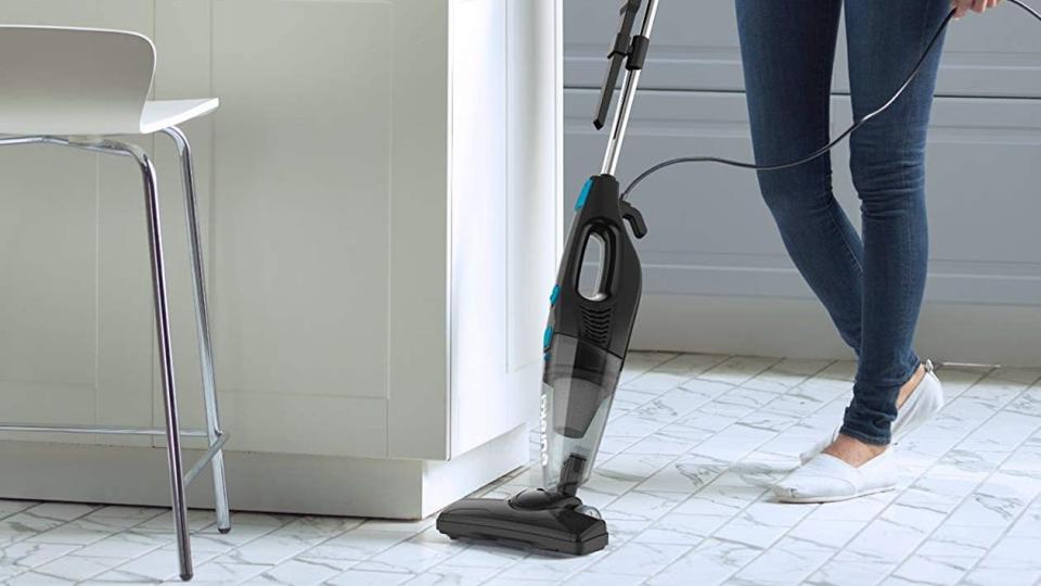 Eureka's Blaze vacuum can handle dirty floors and be converted to handheld for messy countertops.