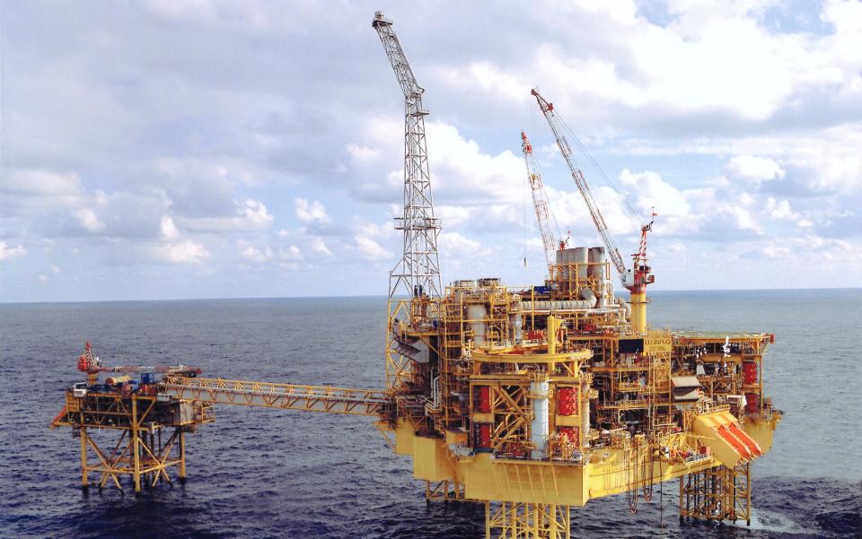 Rig workers on Total's Elgin platform (pictured) could down tools as Unite takes strike action to a ballot  - John BOROWSKI/Total Petrochemicals