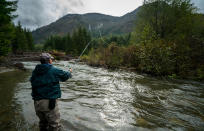 <p>Fly-fishing along the Green-Toutle River. (Photo: Balance Media) </p>