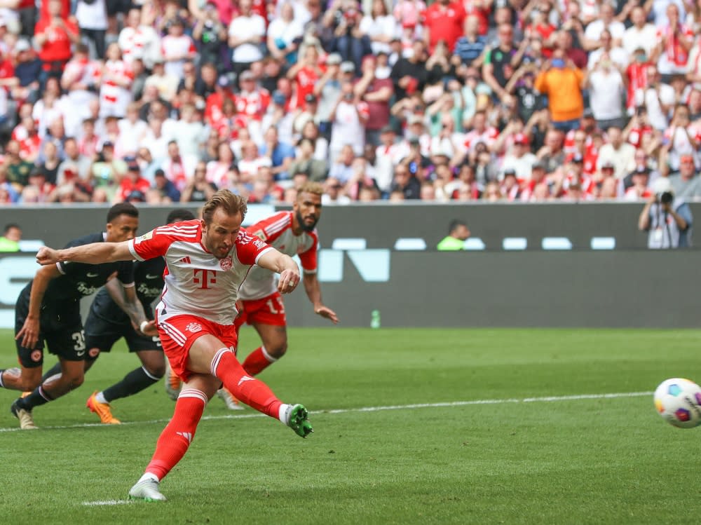 Kane trifft per Elfmeter gegen Frankfurt (ALEXANDRA BEIER)