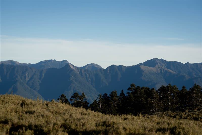  合歡山北峰展望極佳。