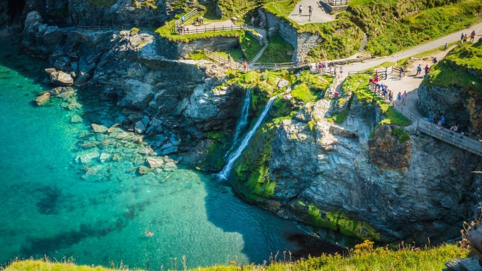 A view over Tintagel Bay (Getty Images/iStockphoto)