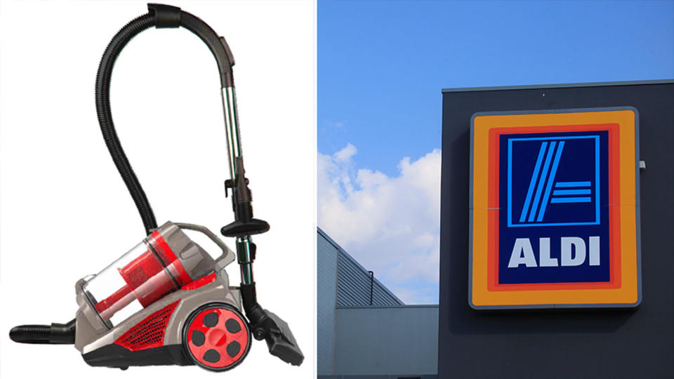 Aldi has issued a recall for the Easy Home - Cyclonic Handheld and Stick Vacuum Cleaner. Source: Product Safety Australia/AAP