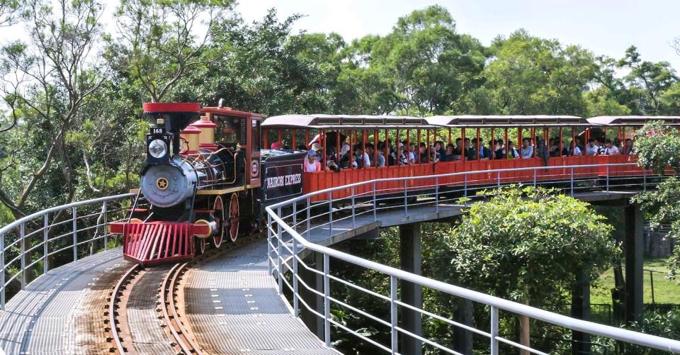 六福村遊園蒸汽火車（圖片來源：六福村）