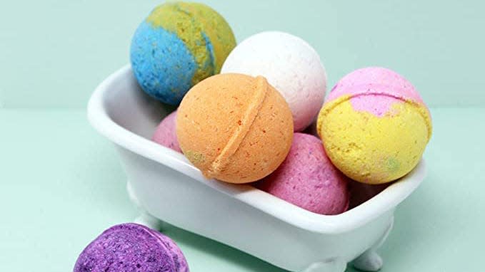 Treat yourself to a little TLC with these discounted bath bombs.