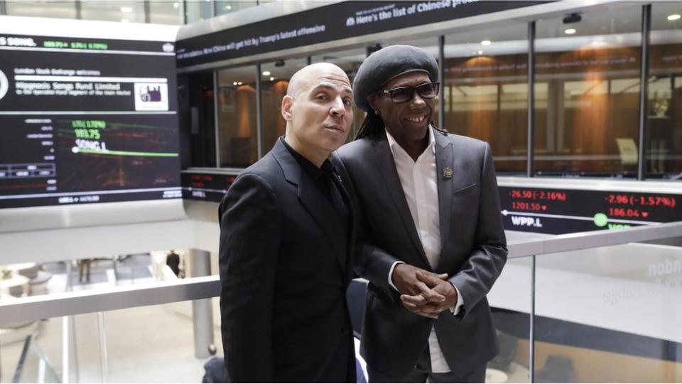 Merck Mercuriadis y Nile Rodgers