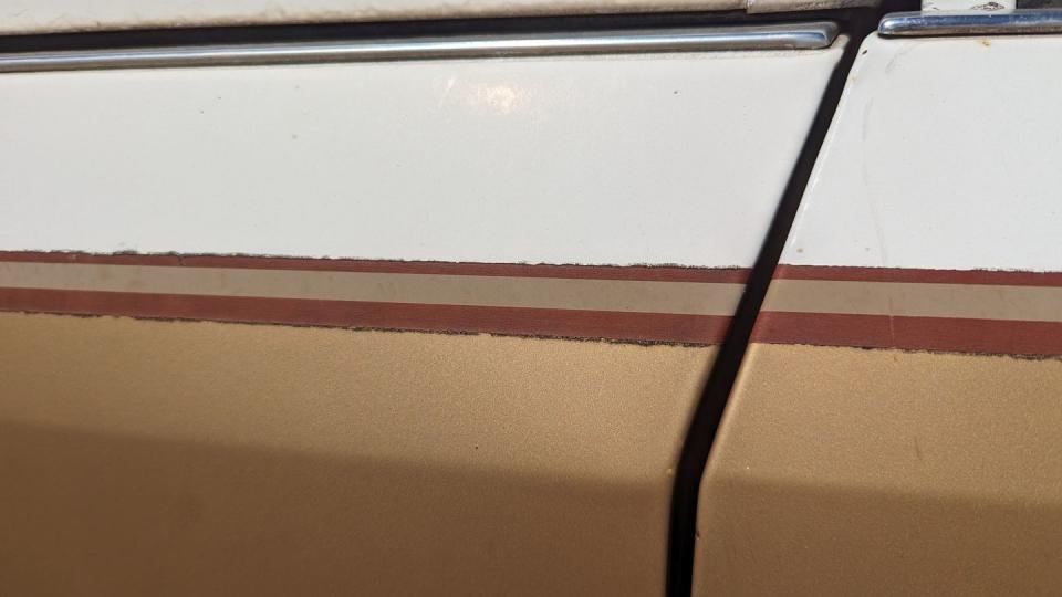 1984 ford escort gold medal edition from phil long ford in colorado junkyard