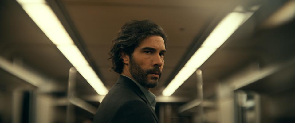 The mysterious Ezekiel (Tahar Rahim) targets three young women to die in "Madame Web."