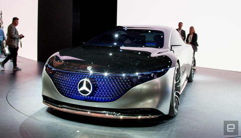 Mercedes-Benz Vision EQS unveil