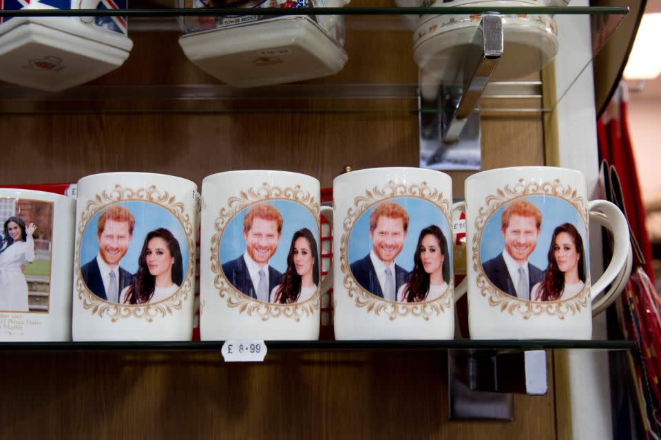 The merch isn't cheap – and all profits go back to the Queen's estate. Photo: Getty