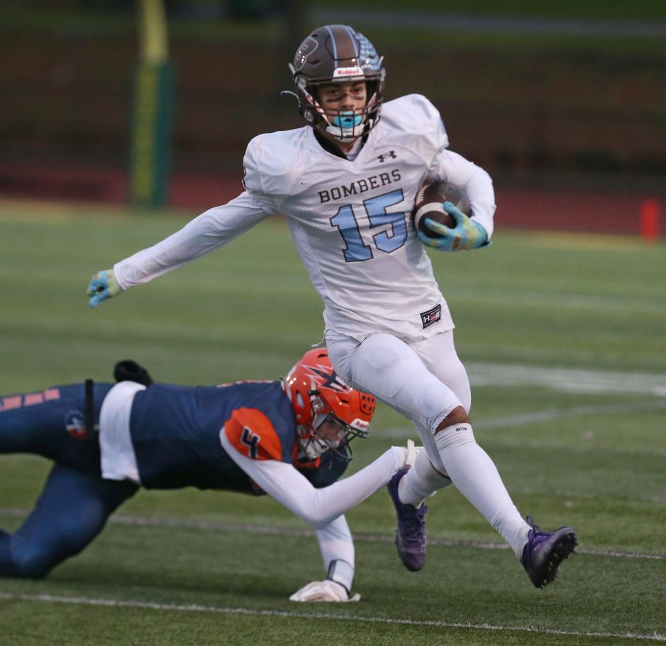 Manny Sepulveda of East Rochester/Gananda is a Class C first team All-State defensive back.