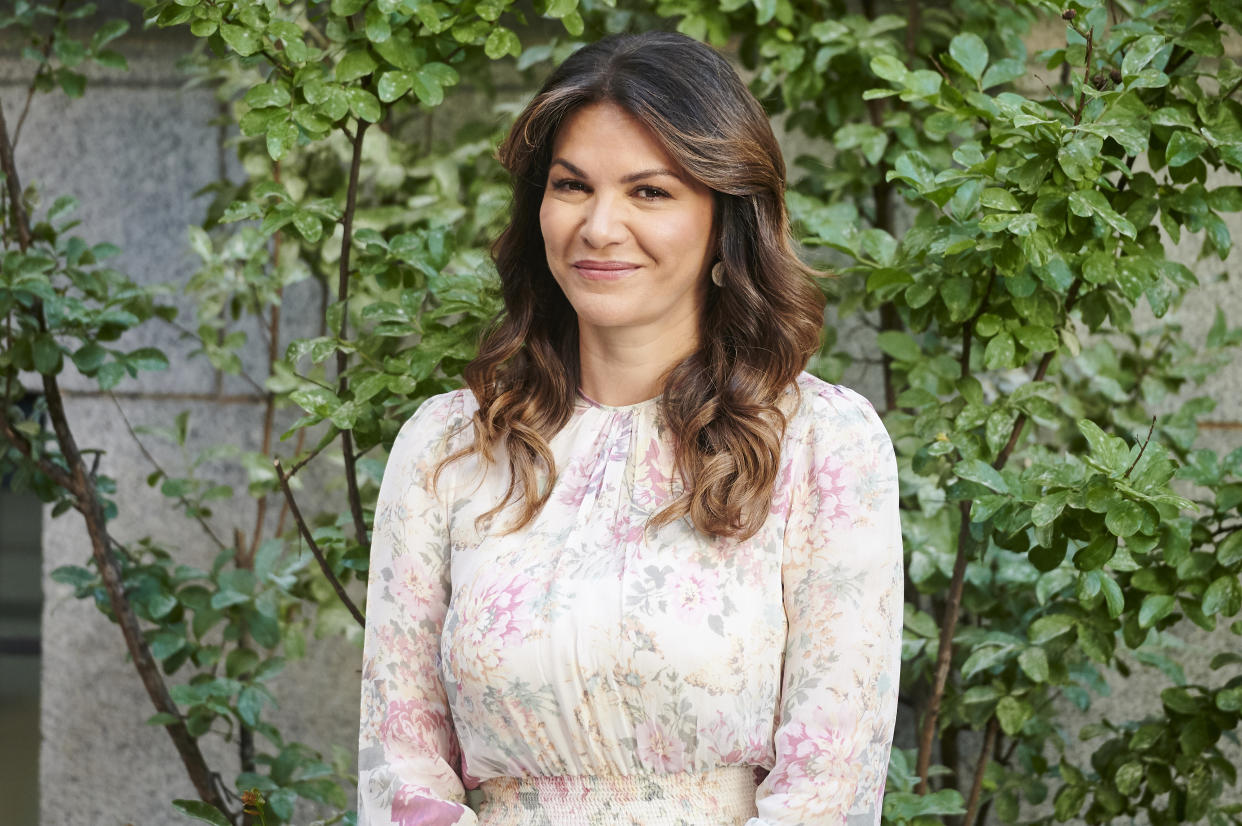 MADRID, SPAIN - MAY 12: Fabiola Martínez attends to presentation of the App +Family, by the Bertin Osborne Foundation on May 12, 2022 in Madrid, Spain. (Photo by Borja B. Hojas/Getty Images)