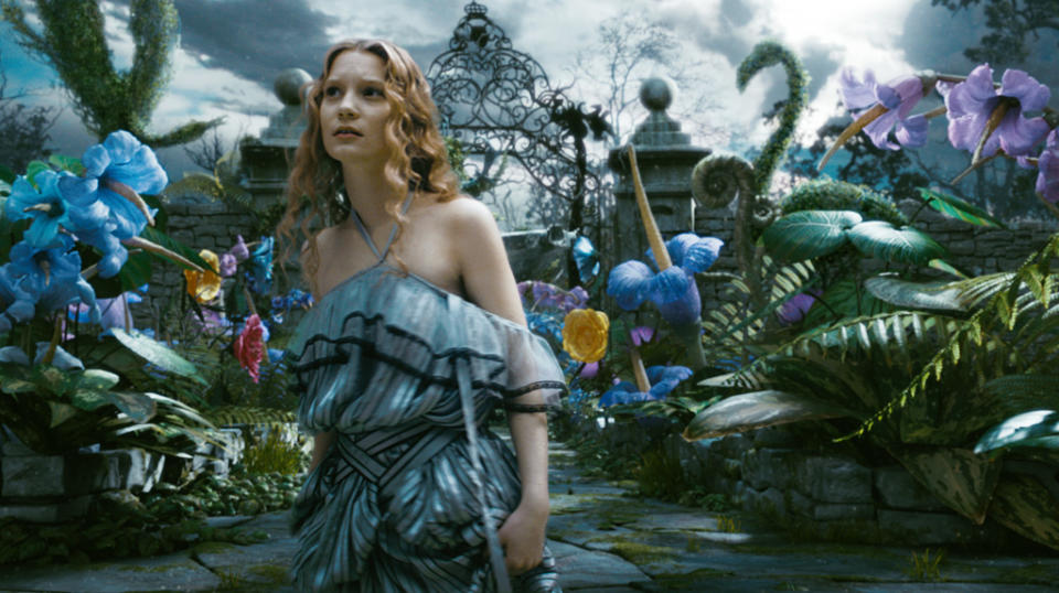 10. <a href="http://movies.yahoo.com/movie/1810078365/info" data-ylk="slk:ALICE IN WONDERLAND;elm:context_link;itc:0;sec:content-canvas" class="link ">ALICE IN WONDERLAND</a> (2010) <br>Domestic Box Office: $334,191,110 <br>Worldwide Box Office: $1,024,298,794