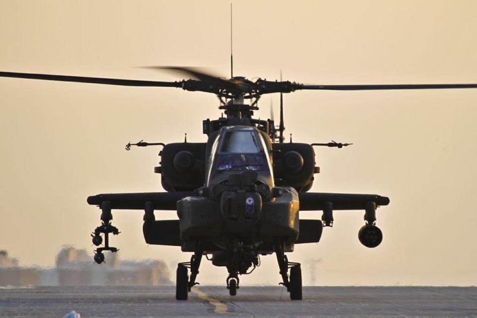 ah64 apache attack helicopter