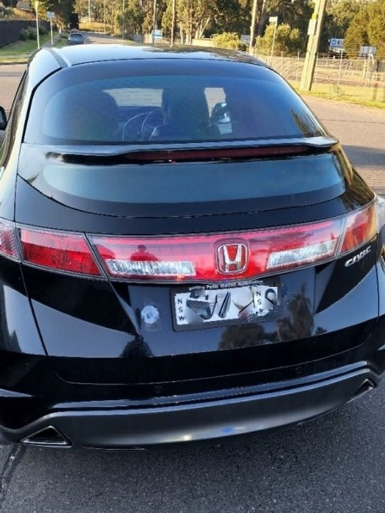 The driver was penalised for failing to display L-plates. Picture: NSW Police