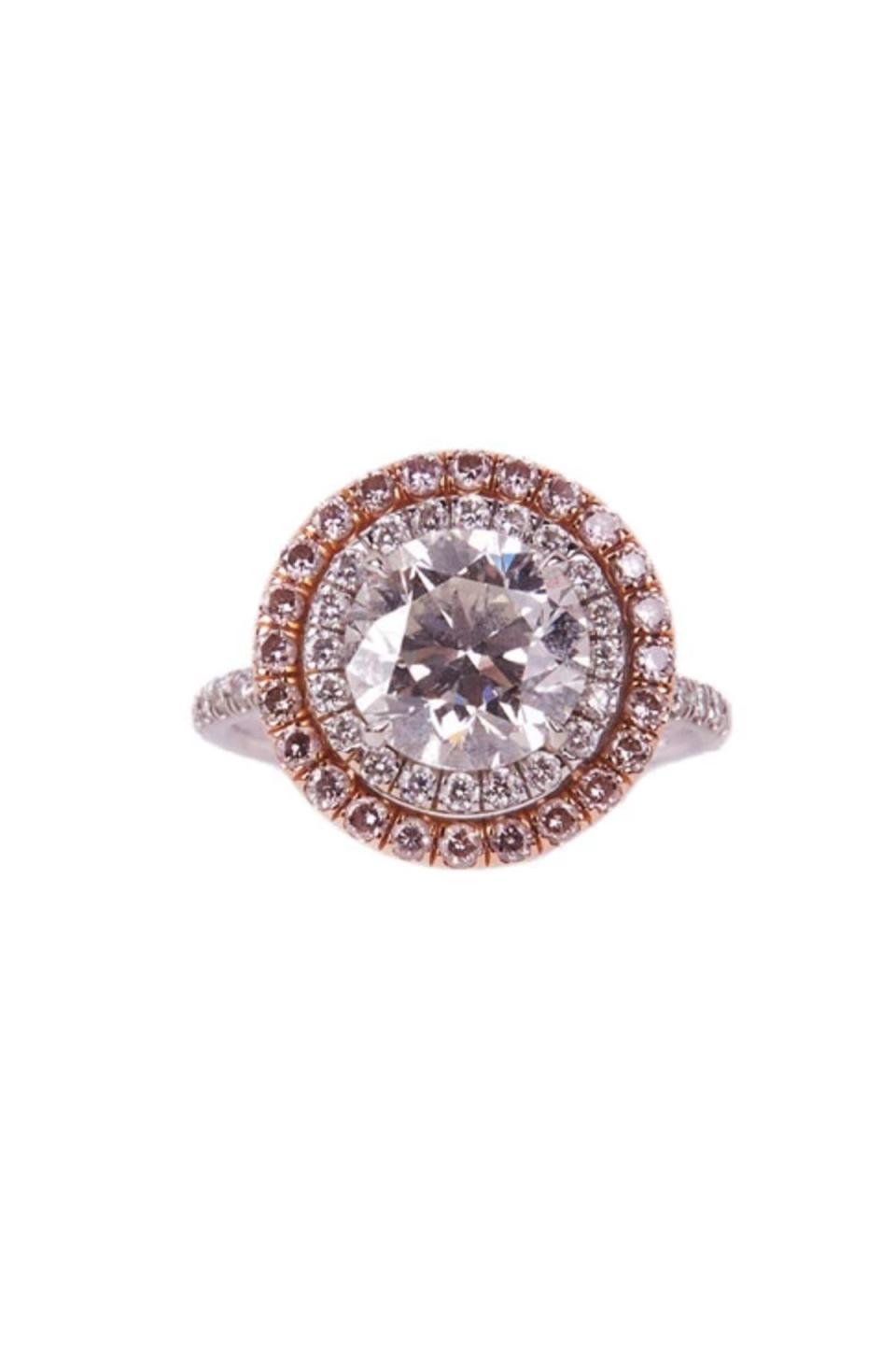 Diamond Double Halo Ring