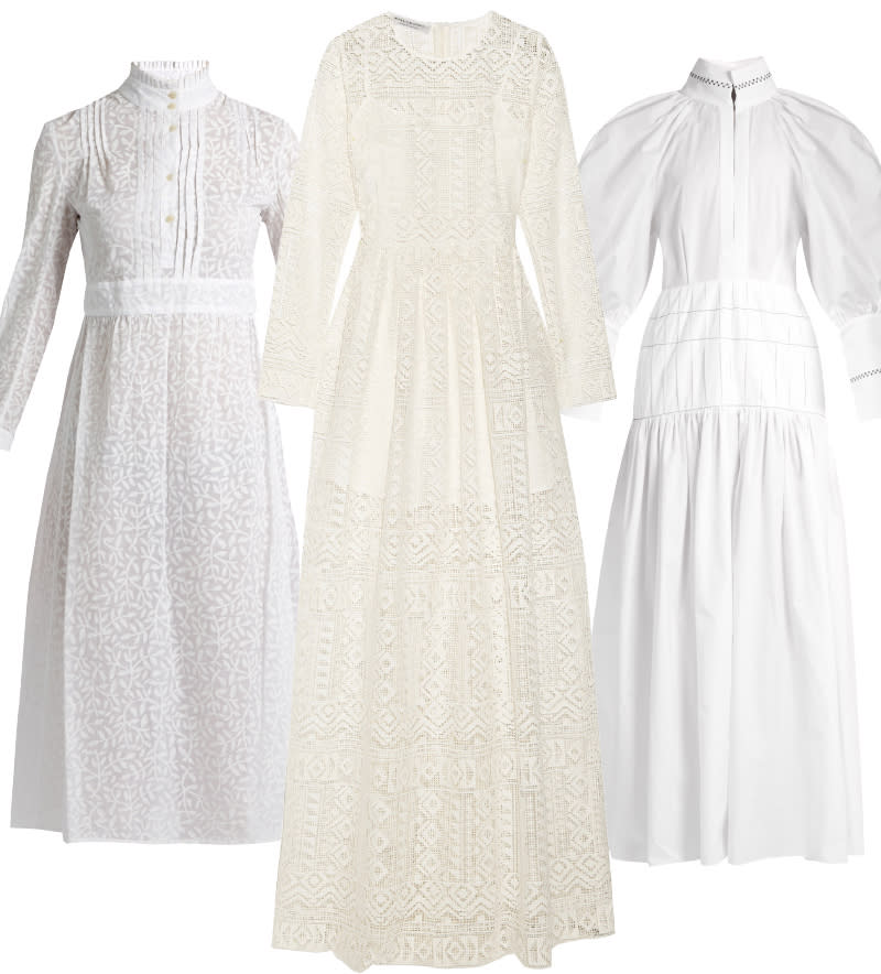Modest White Dresses