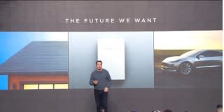 Tesla CEO Elon Musk presents Powerwall 2.0 and SolarCity solar roof