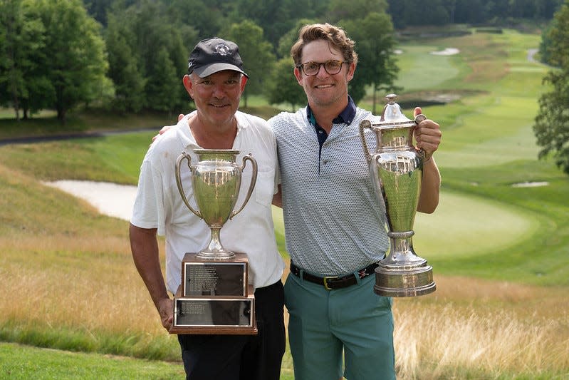 Ned Zachar (left) and Ryan Coughlin (right) battled the heat and quick greens at GlenArbor to win the Westchester Senior Amateur and the Westchester Amateur Championship, respectively.