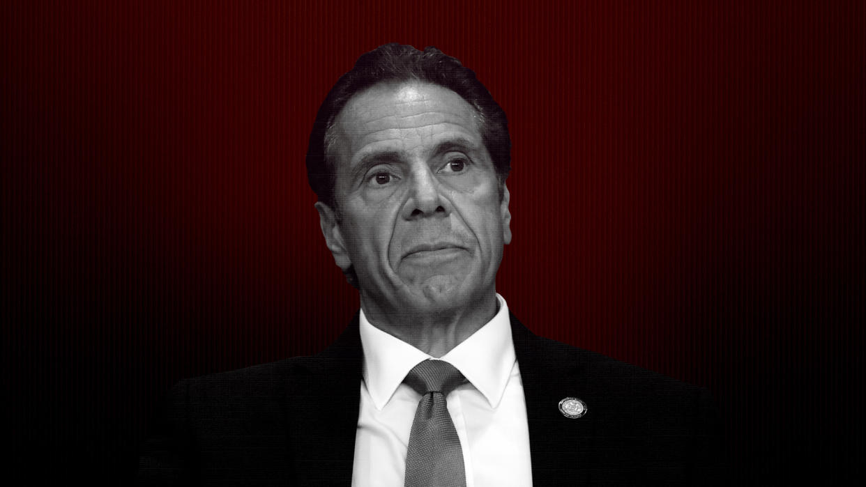 A growing coalition of public health professionals and criminal justice advocates are calling on New York Gov. Andrew Cuomo to speed up vaccination of people incarcerated in the state's prisons and jails. (Photo: Illustration: DeAndria Mackey/HuffPost; Photos: Getty)