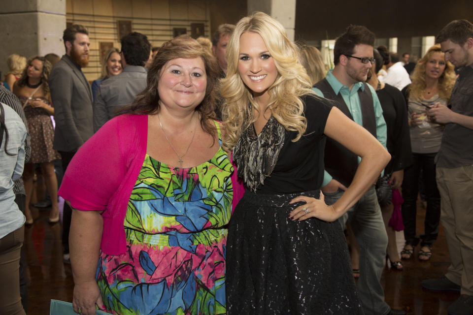 Deborah and Carrie Underwood