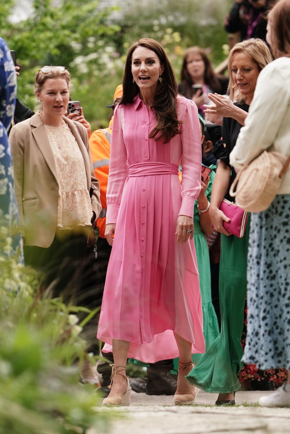 Catherine, Princess of Wales visits the Chelsea Flower Show (PA)