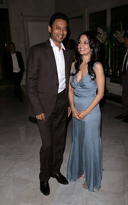 Irrfan Khan and Archie Panjabi at the New York premiere of Paramount Vantage's A Mighty Heart