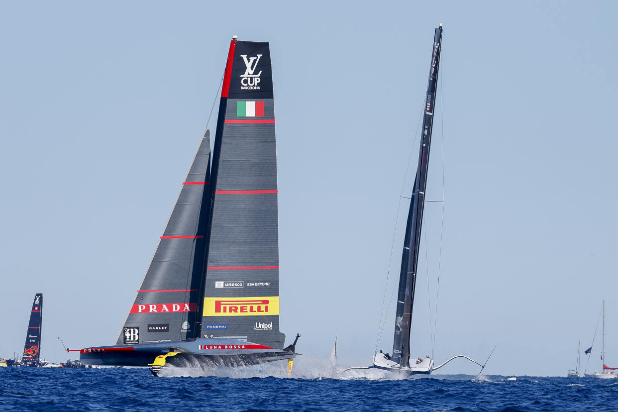 Italy's Luna Rossa showed two skippers are better than one on the