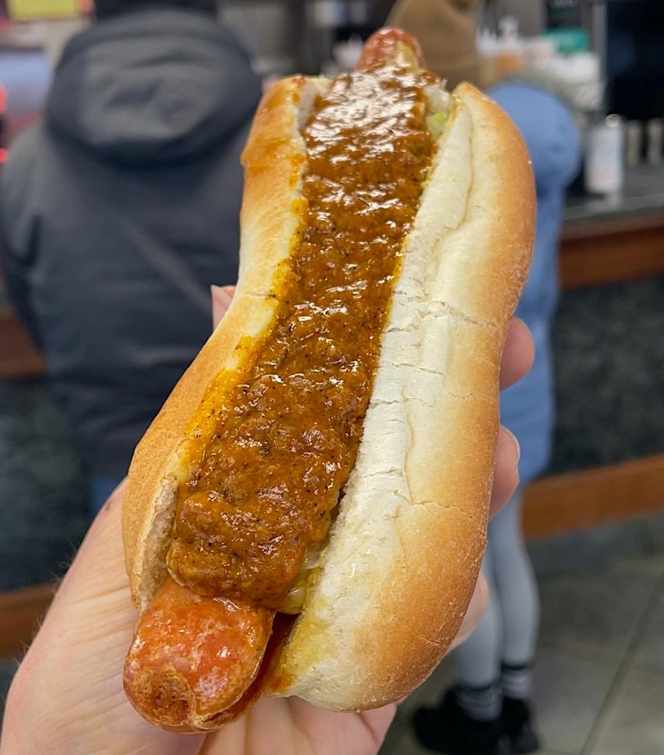 My Texas Weiner from Goffle Grill.