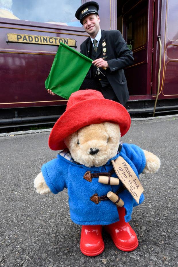 Paddington Bear is visiting Oxfordshire and he's bringing sandwiches