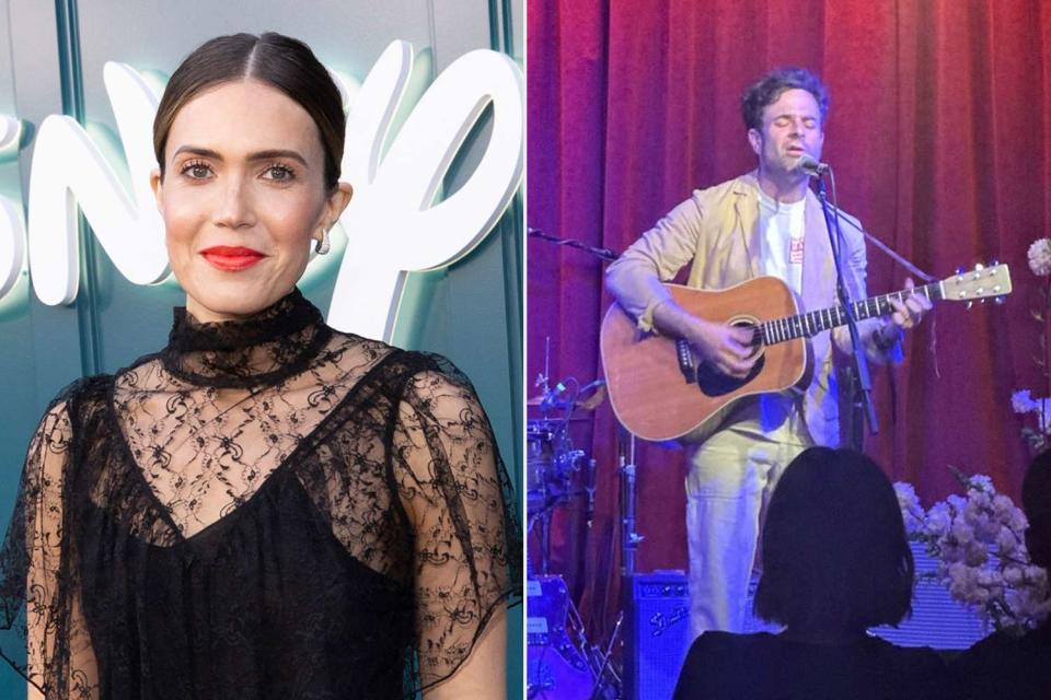 <p>Frank Micelotta/Disney via Getty; Kevin Michael Ericson</p> Mandy Moore and her husband Taylor Goldsmith