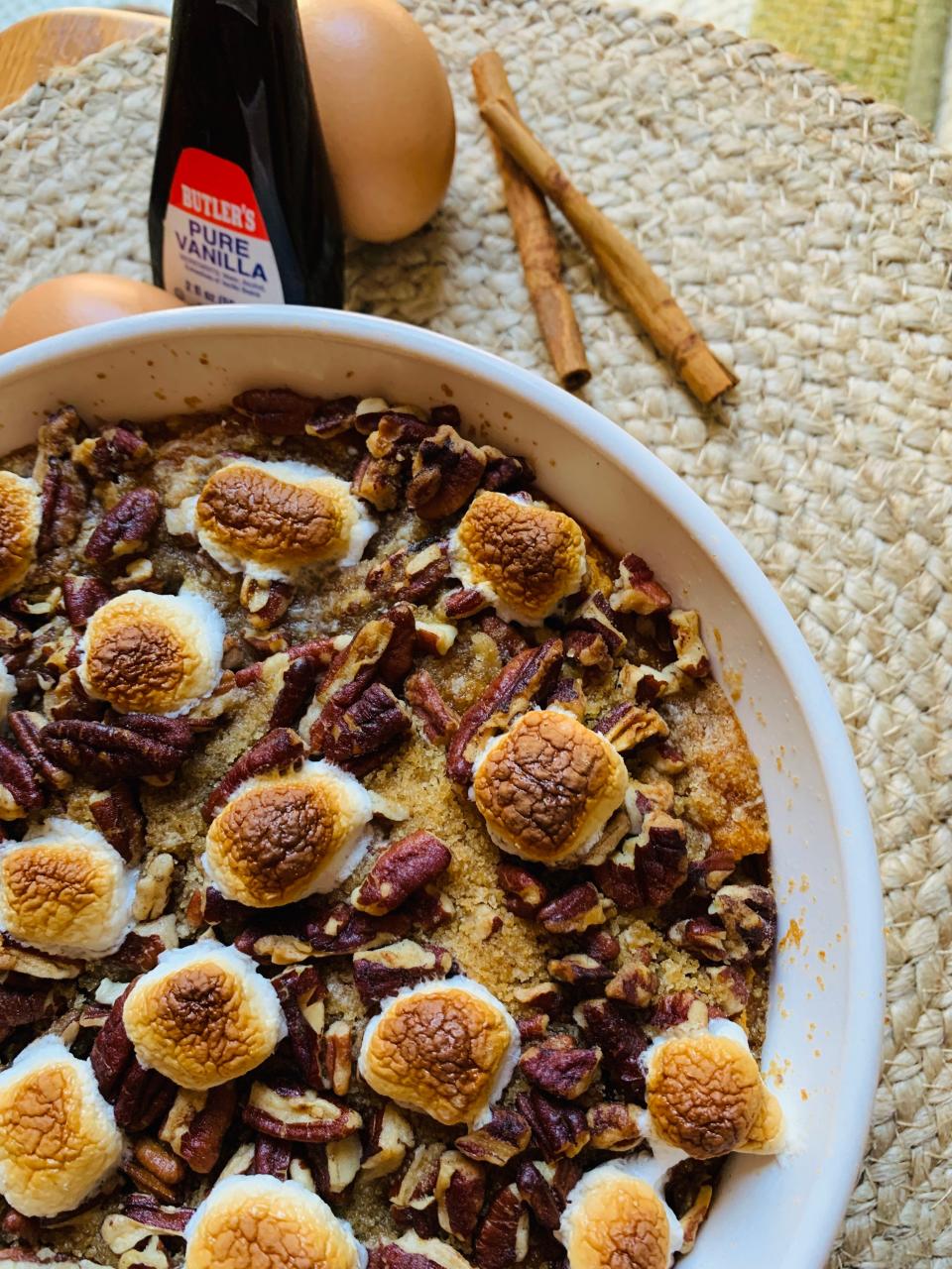 This sweet potato casserole is the perfect make-ahead side.