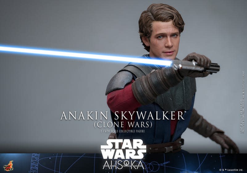 Image: <a class="link " href="https://www.toyark.com/2024/04/05/star-wars-ahsoka-clone-wars-era-anakin-skywalker-by-hot-toys-530517" rel="nofollow noopener" target="_blank" data-ylk="slk:Hot Toys/Toyark;elm:context_link;itc:0;sec:content-canvas">Hot Toys/Toyark</a>