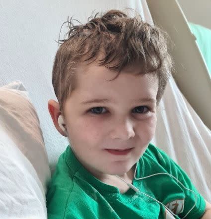 The family of a nine-year-old boy who nearly died following a fall outside his home are raising money to thank those who saved his life. Ioan Watts from Bedwas was taken to the University Hospital of Wales in Cardiff on October 3 after he fell off his scooter and was left critically ill.

His mum Lydia Watts said Ioan fell down an eight-feet drop and landed directly onto his head on the concrete floor. The accident left him in a coma for nearly a month, and six months later he is still recovering from his injuries. The 43-year-old said her son wouldn't have survived the incident if it wasn't for the life-saving work of the air ambulance charity and Noah's Ark Children's Hospital.