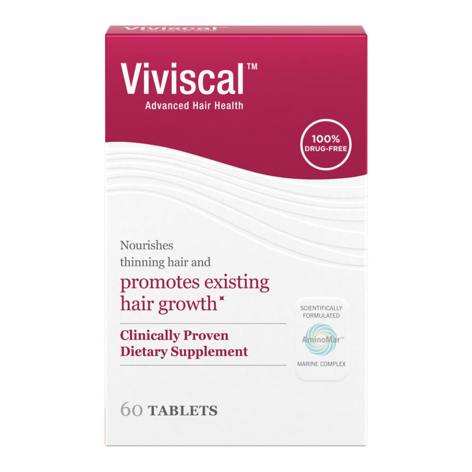 Viviscal Hair Growth Program, Extra Strength Tablets. (Photo: Walmart)