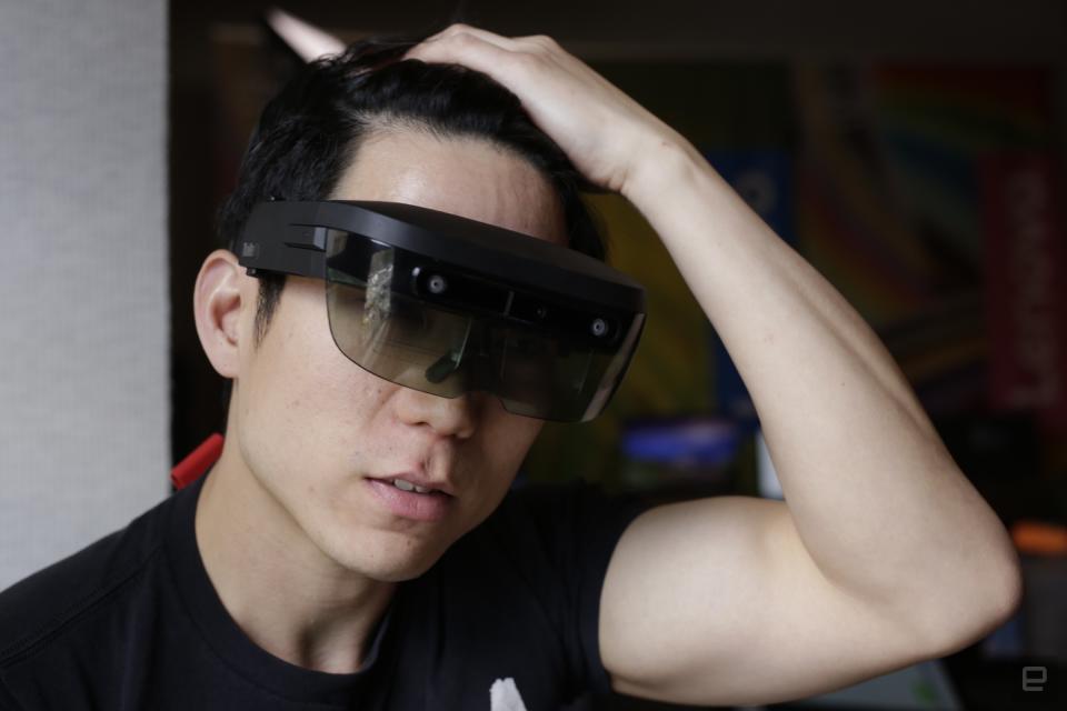 Lenovo ThinkReality AR headset

Chris Velazco / Engadget