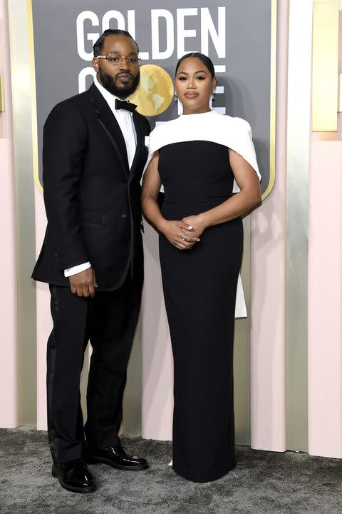 Ryan Coogler and Zinzi Evans  COPYRIGHT: Getty Images  PHOTO CREDIT: Kevork Djansezian/NBC